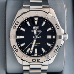 태그호이어 아쿠아레이서 300 쿼츠 검판 41mm(2019년식)