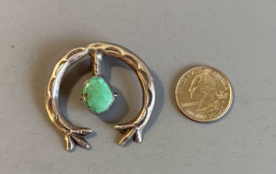 1900s 빈티지 나바호 네이티브아메리칸 나자 펜던트--1