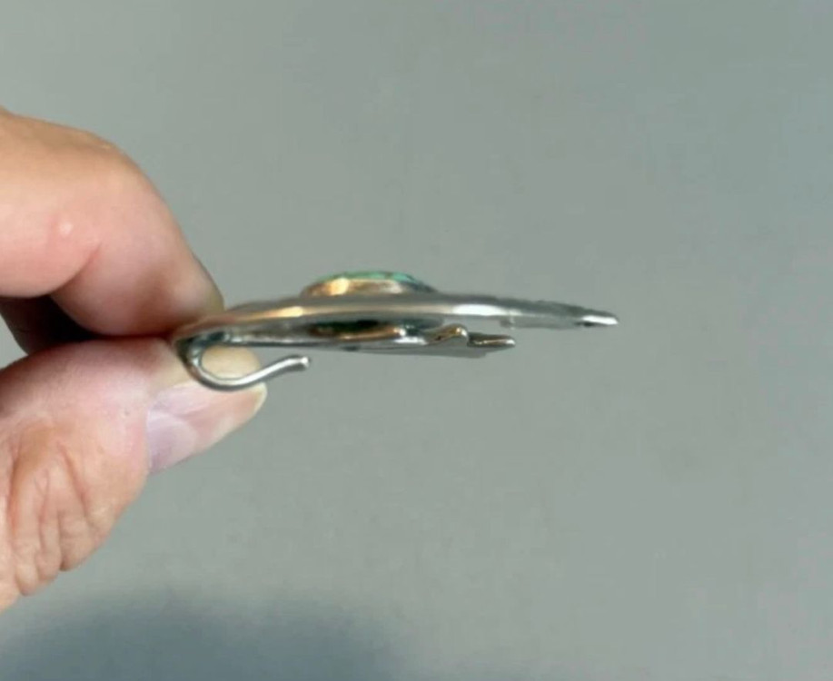 1900s 빈티지 나바호 네이티브아메리칸 나자 펜던트--3