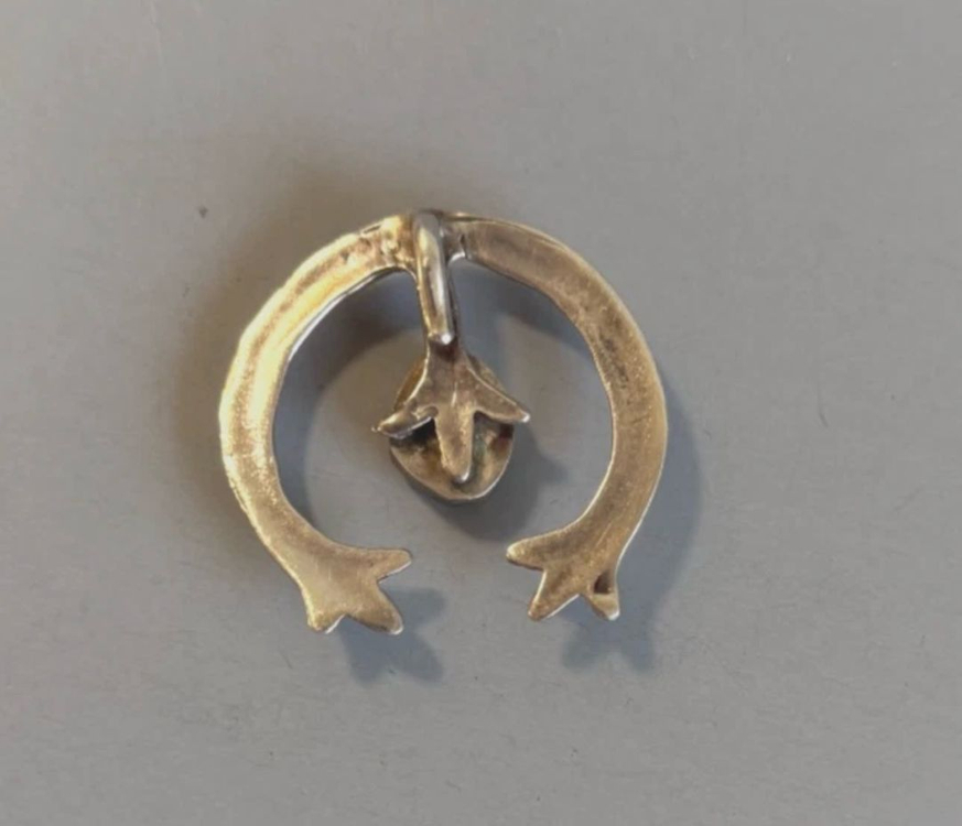 1900s 빈티지 나바호 네이티브아메리칸 나자 펜던트--4