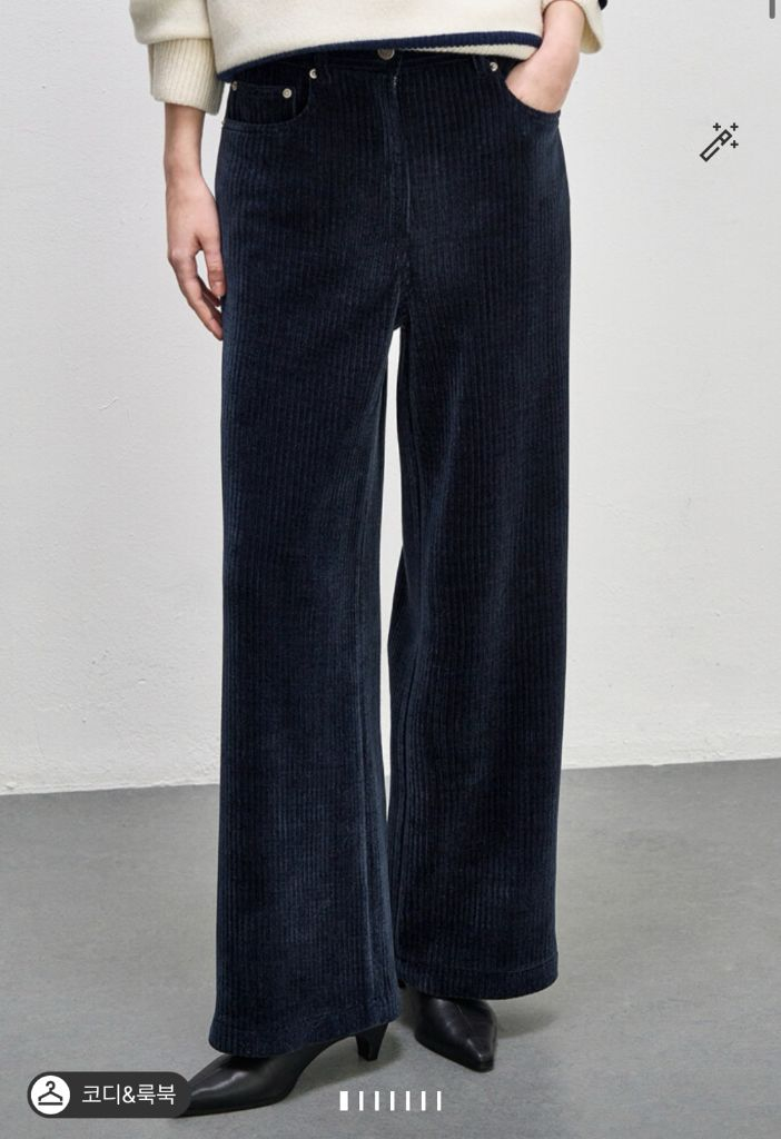 시스템 코듀로이 와이드팬츠 / 타임 마인 랑방 더캐시미어 sjsj--1