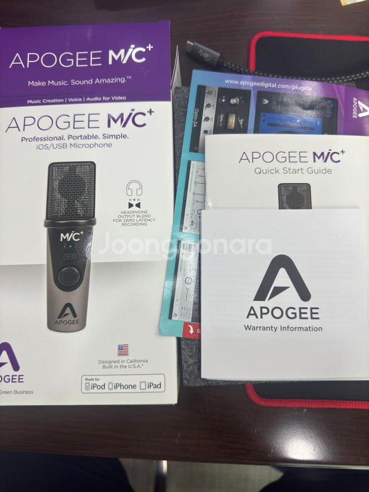 APOGEE USB MIC + 아포지 마이크 플러스--2