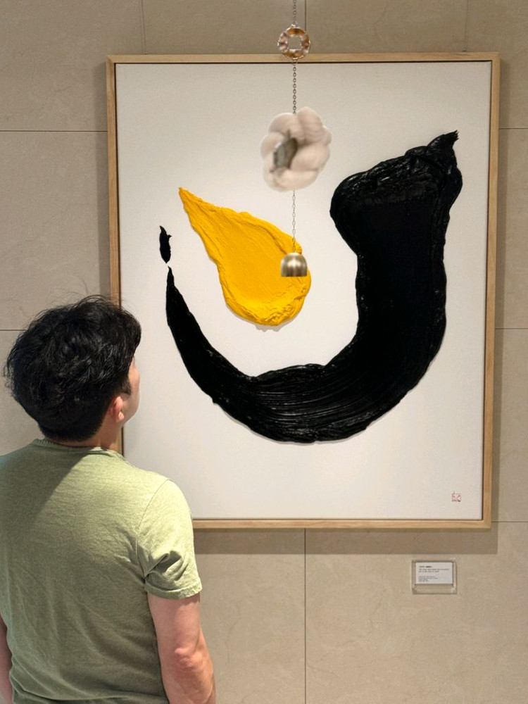 달항아리 그림 돈들어오는 어버이날 선물 두꺼운 질감 텍스처 작품 인테리어 액자 포스터 복류항 원화 유화 이미지