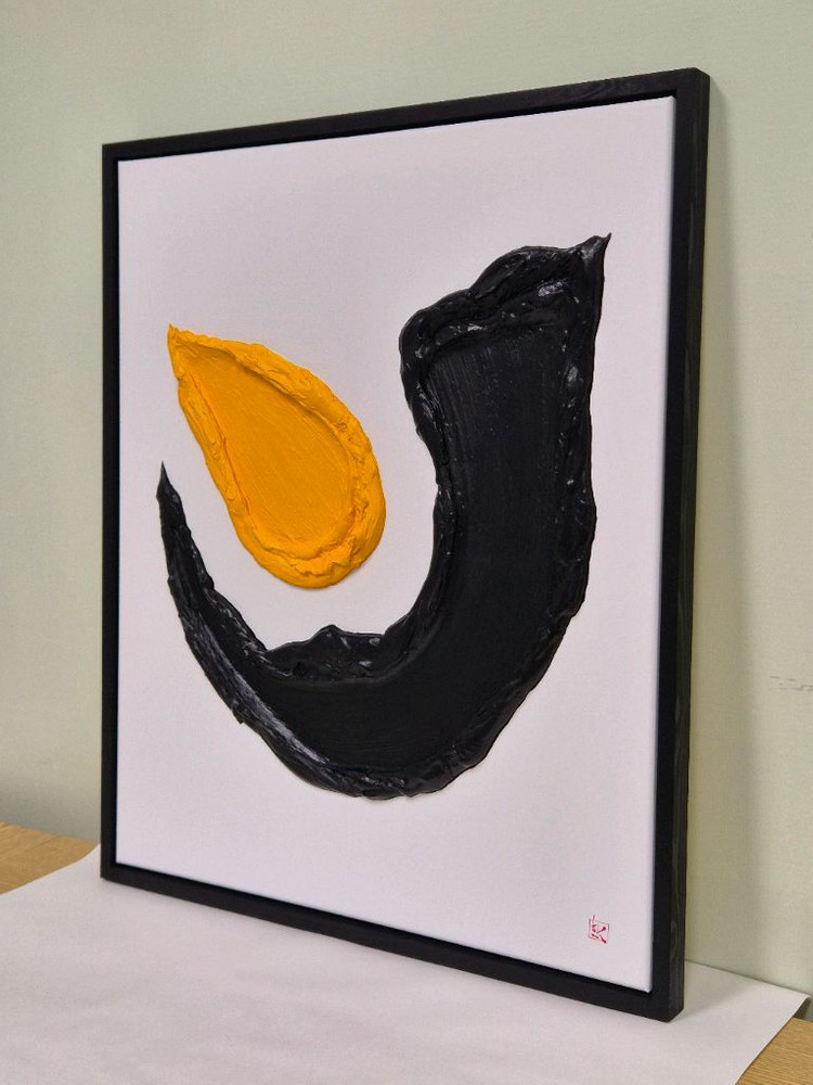 달항아리 그림 돈들어오는 어버이날 선물 두꺼운 질감 텍스처 작품 인테리어 액자 포스터 복류항 원화 유화 이미지