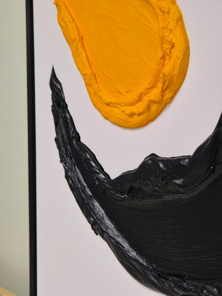 달항아리 그림 돈들어오는 어버이날 선물 두꺼운 질감 텍스처 작품 인테리어 액자 포스터 복류항 원화 유화 이미지