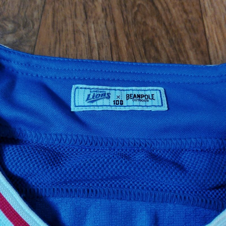 100 미착용 노마킹 삼성 라이온즈 빈폴 유니폼 이미지