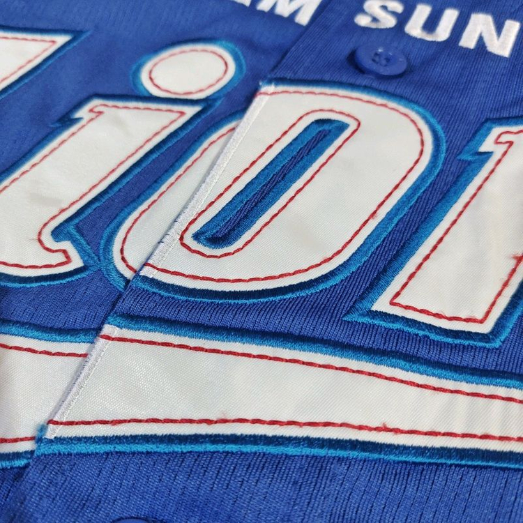 100 미착용 노마킹 삼성 라이온즈 빈폴 유니폼 이미지