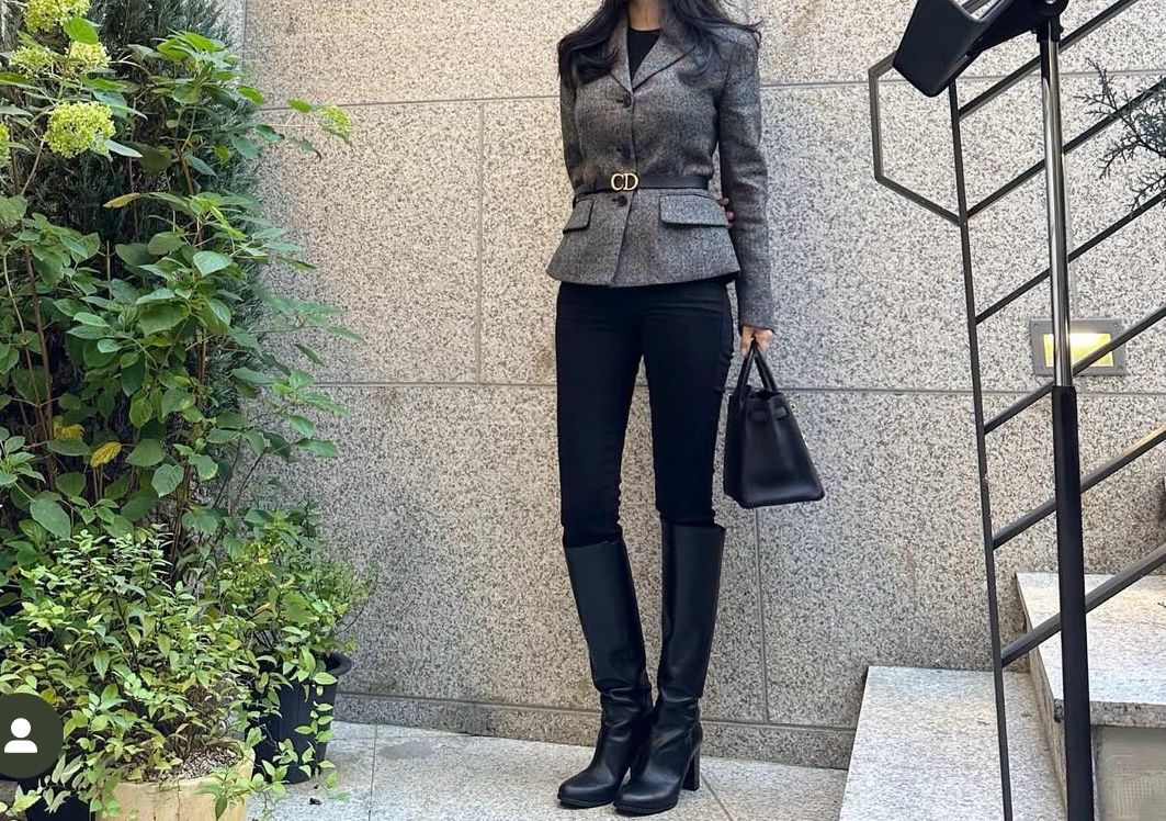 피프틴엠 15eme (현)로베리 블랙 롱부츠 이미지