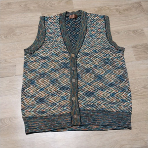 니트 조끼 남성100 사이쥬