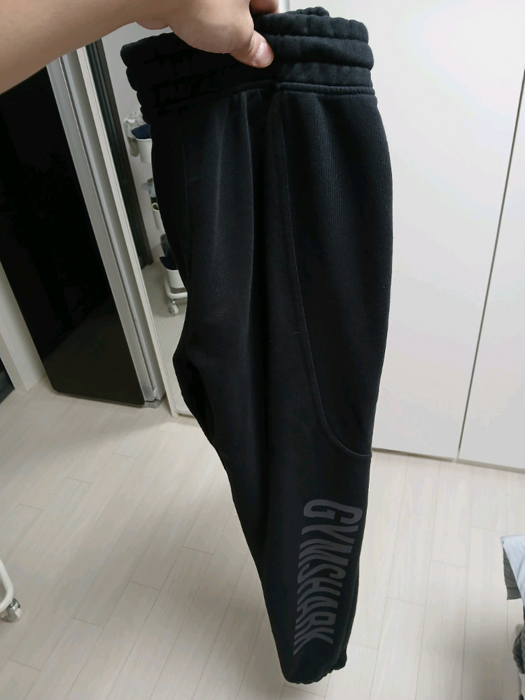 GYMSHARK 짐샤크 트레이닝 바지 블랙 이미지