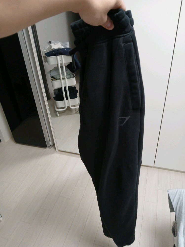 GYMSHARK 짐샤크 트레이닝 바지 블랙 이미지