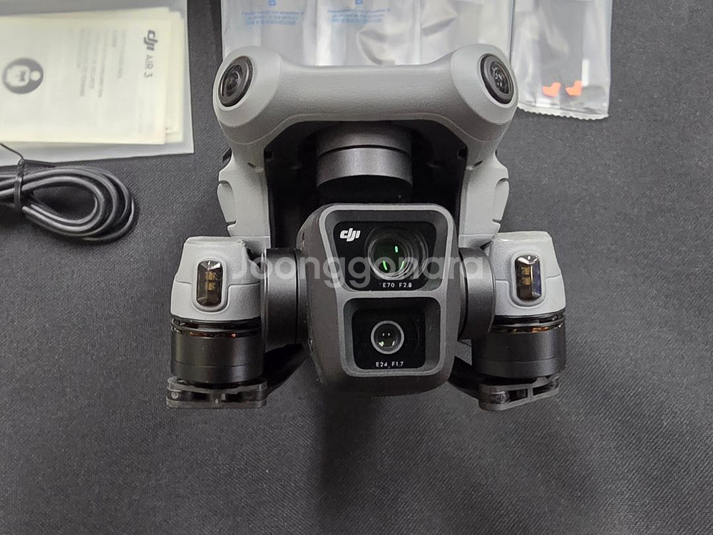 DJI AIR 3S RC2 플라이모어콤보 리퍼 드론 중고--2