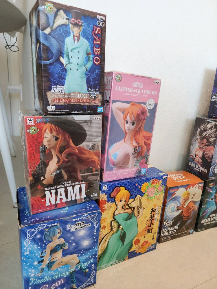 개당가격 드래곤볼 18호 부르마 손오공 오지터 고지터 손오반 블루오공 손오공 원피스 나미 애니메이션 캐릭터 피규어--5