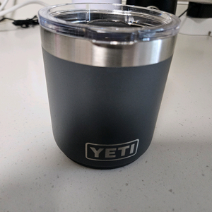 [미사용] 예티(YETI) 램블러 10oz 로우볼 (정품/블랙)