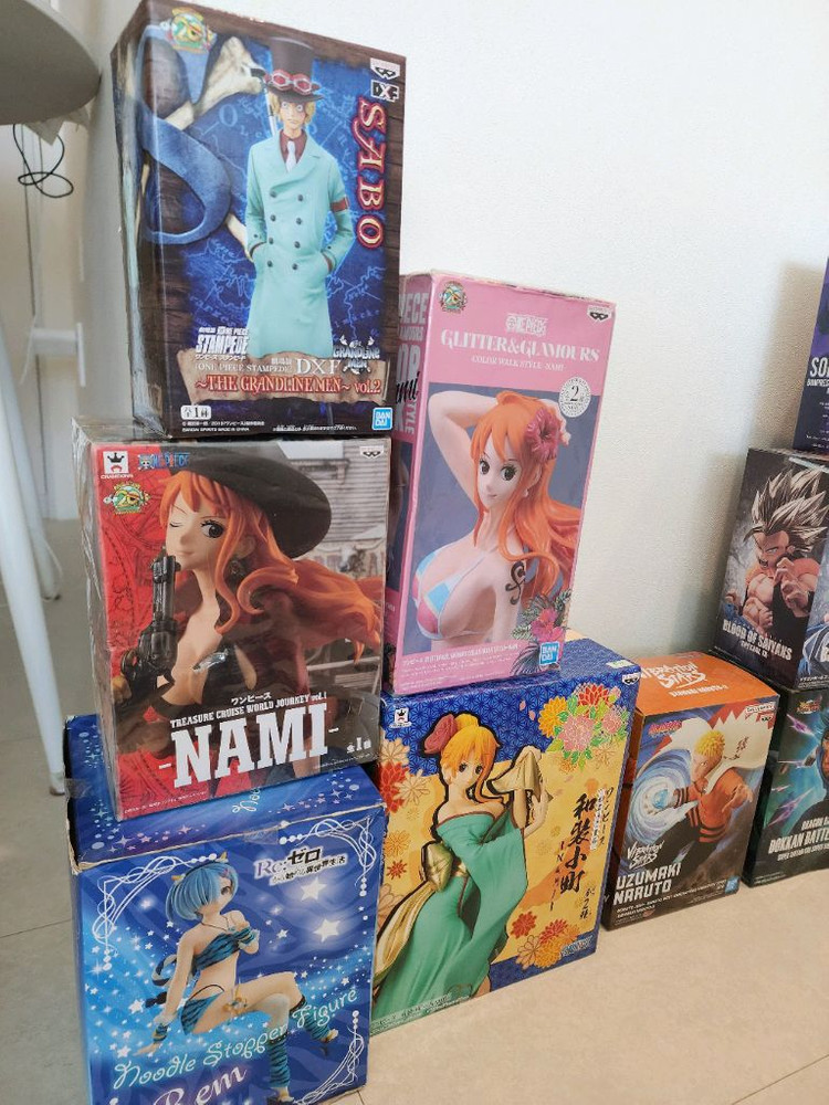 원피스 나미 미소녀 피규어 드래곤볼 손오공 오지터 고지터 한정판 정품 균일가--7