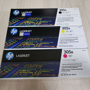 미개봉 정품 hp 305X 305A 토너