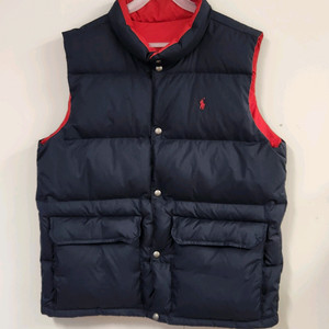 폴로 랄프로렌 양면 패딩 조끼 XL 18-20 (95-100추천)