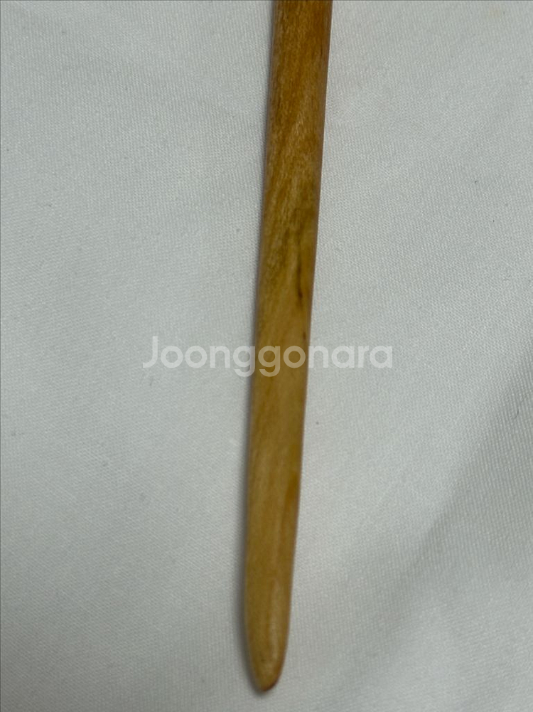 원목 연꽃 조각 머리핀 헤어 액세서리--3