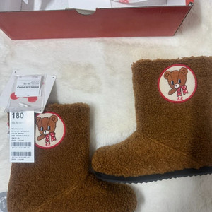 베베드피노 하트 바바베어 털 부츠 180 새상품