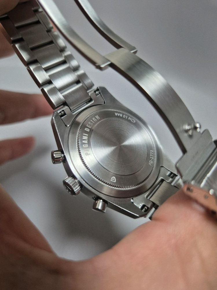 파가니디자인 크로노그래프 스피드타이머 쿼츠 시계--6