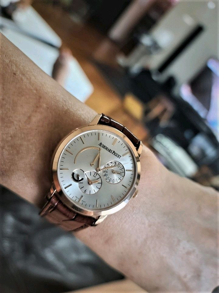 오데마피게(AP) 줄스오데마 듀얼타임 핑크골드--8