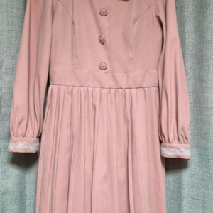 일본 브랜드 Lodispotto 탈착 카라 스웨이드 원피스 양산형