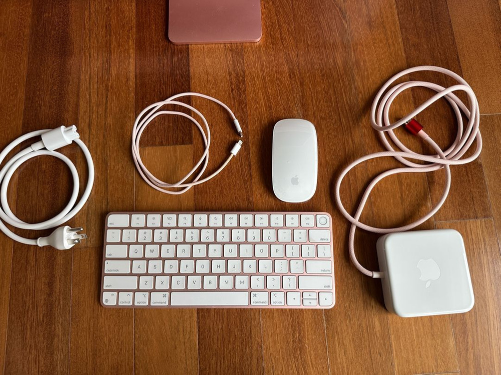 2023 아이맥 M3 24인치 256G SSD. 8G램. 핑크. 이미지