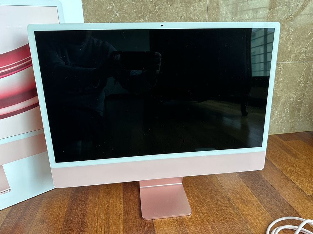 2023 아이맥 M3 24인치 256G SSD. 8G램. 핑크. 이미지