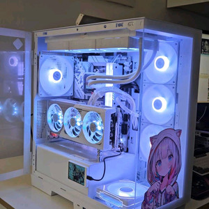 9800x3d / rx9070xt 고사양 화이트 본체