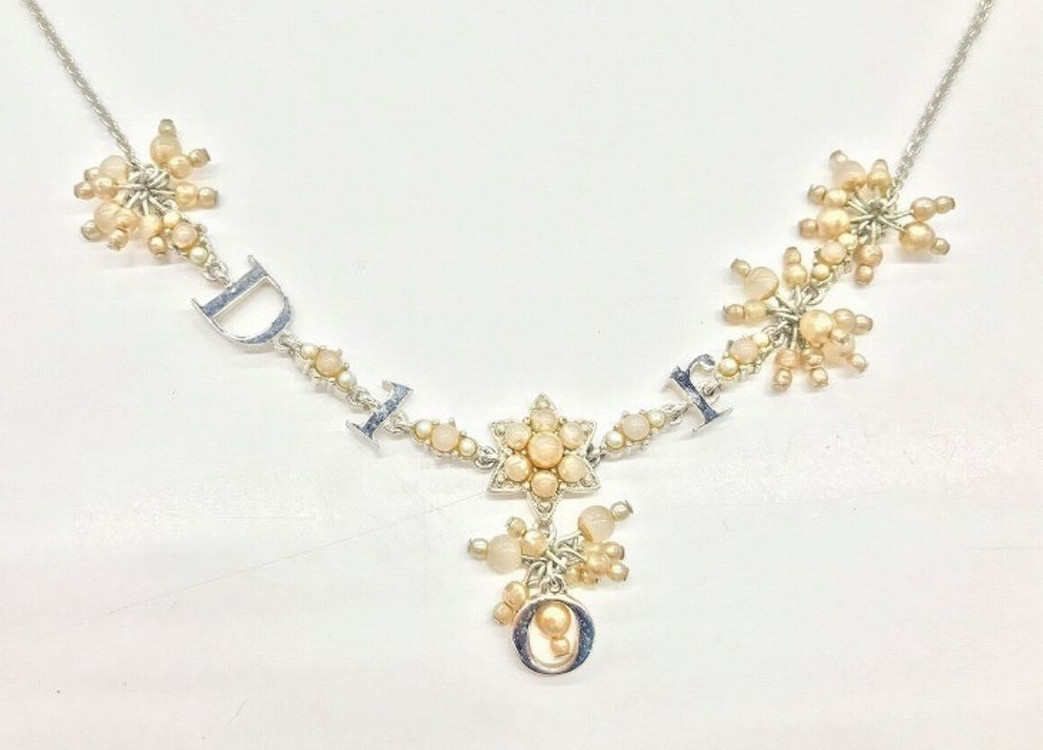 디올 빈티지 목걸이--1