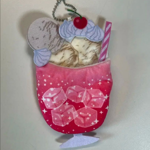 솜 인형 옷 10cm 솜깅 누이구루미 옷 아이스크림 핑크 이미지