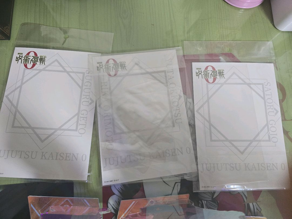 [일괄]주술회전 극장판0 점프샵 고죠 게토 옷코츠 오로라 아크릴--2