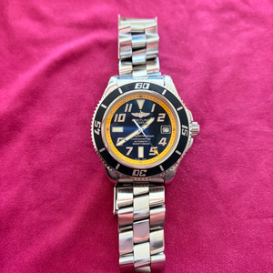 브라이틀링 슈퍼오션2 42mm 옐로우 노랭이 A17364