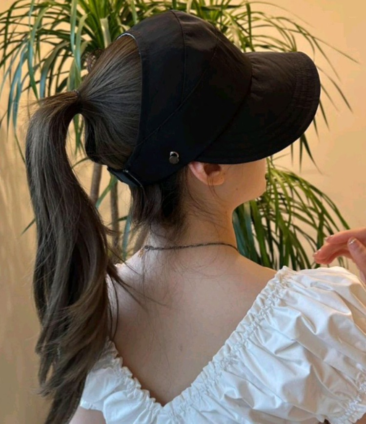 여성용 썬캡 모자 각2000 총3개 이미지