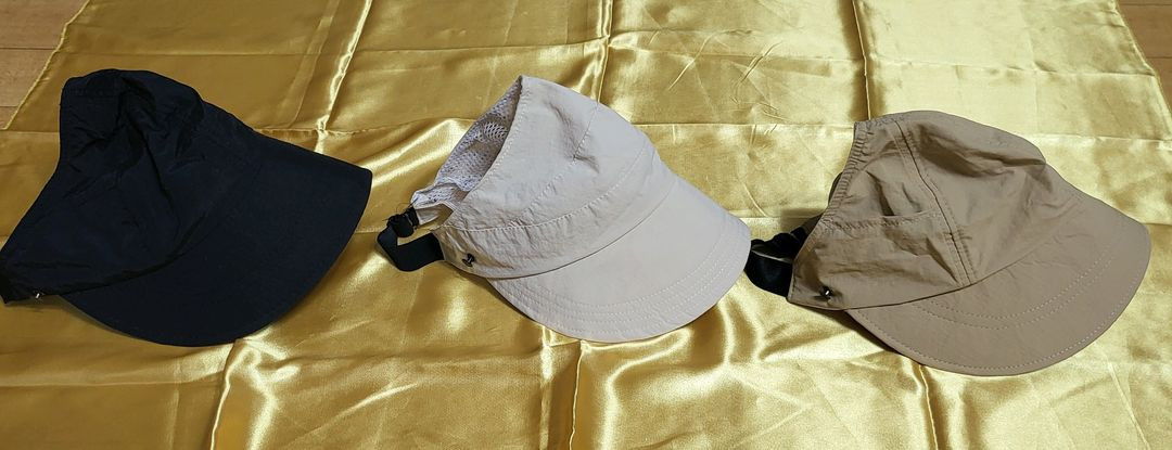 여성용 썬캡 모자 각2000 총3개 이미지