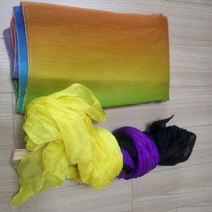 벨리댄스복 무지개베일 & 팬베일세트