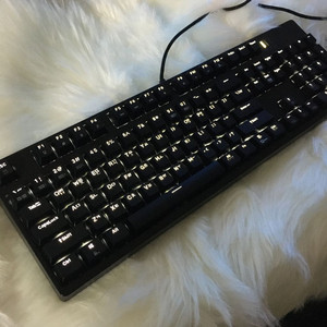660s 블랙 단일led 기계식 키보드 광축