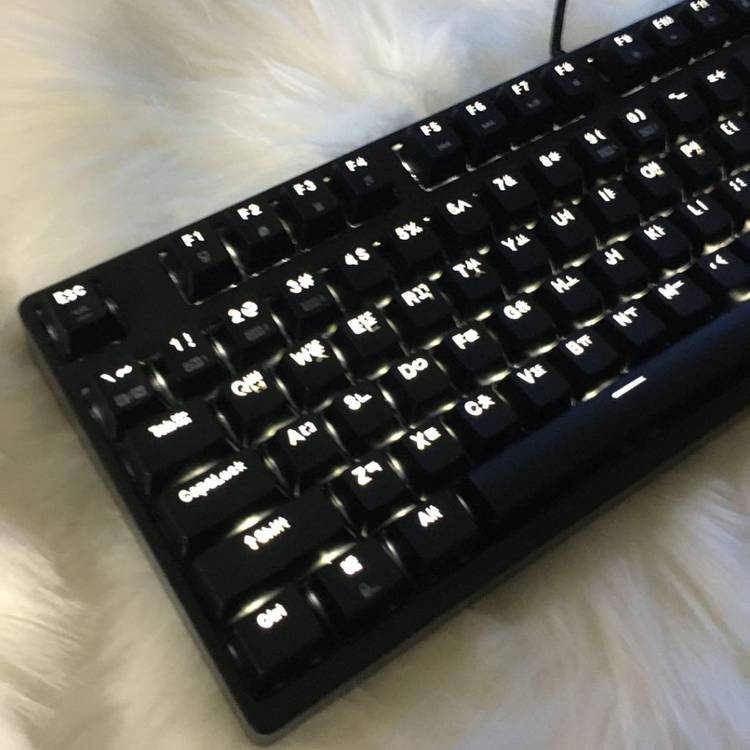 660s 블랙 단일led 기계식 키보드 광축--1