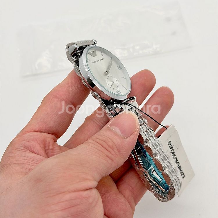 새상품 미착용 쿼츠 메탈시계 40mm--1