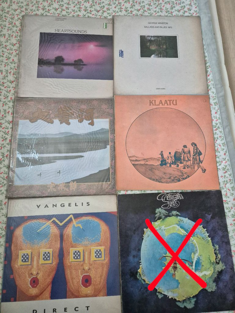 레코드판 세트 일괄 이미지