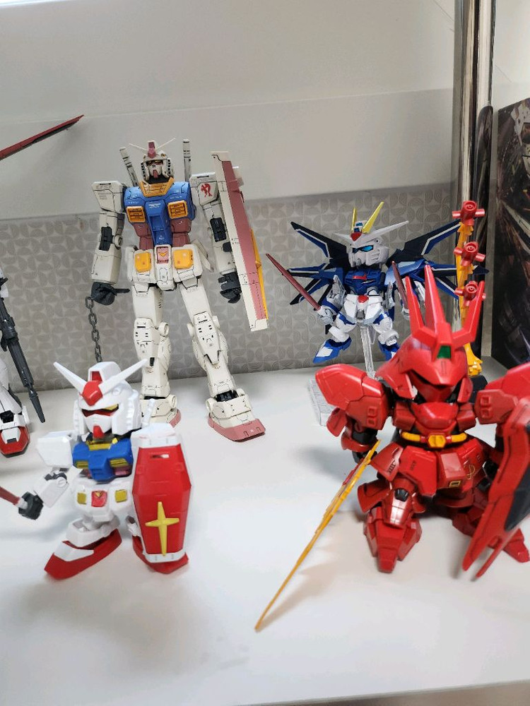 반다이 건담 MG SD 10종--1