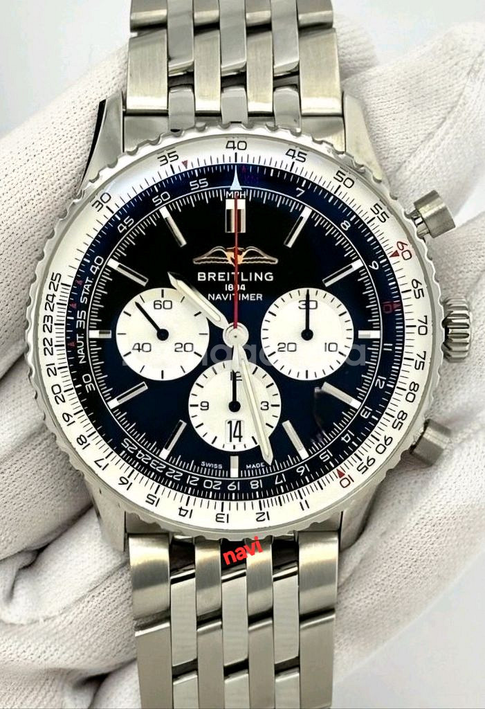 (최신형)브라이틀링 네비타이머 크로노그래프 오토매틱 46mm--2