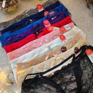 레이스 여성팬티 100사이즈 10장 묶음 판매 노라인 이미지