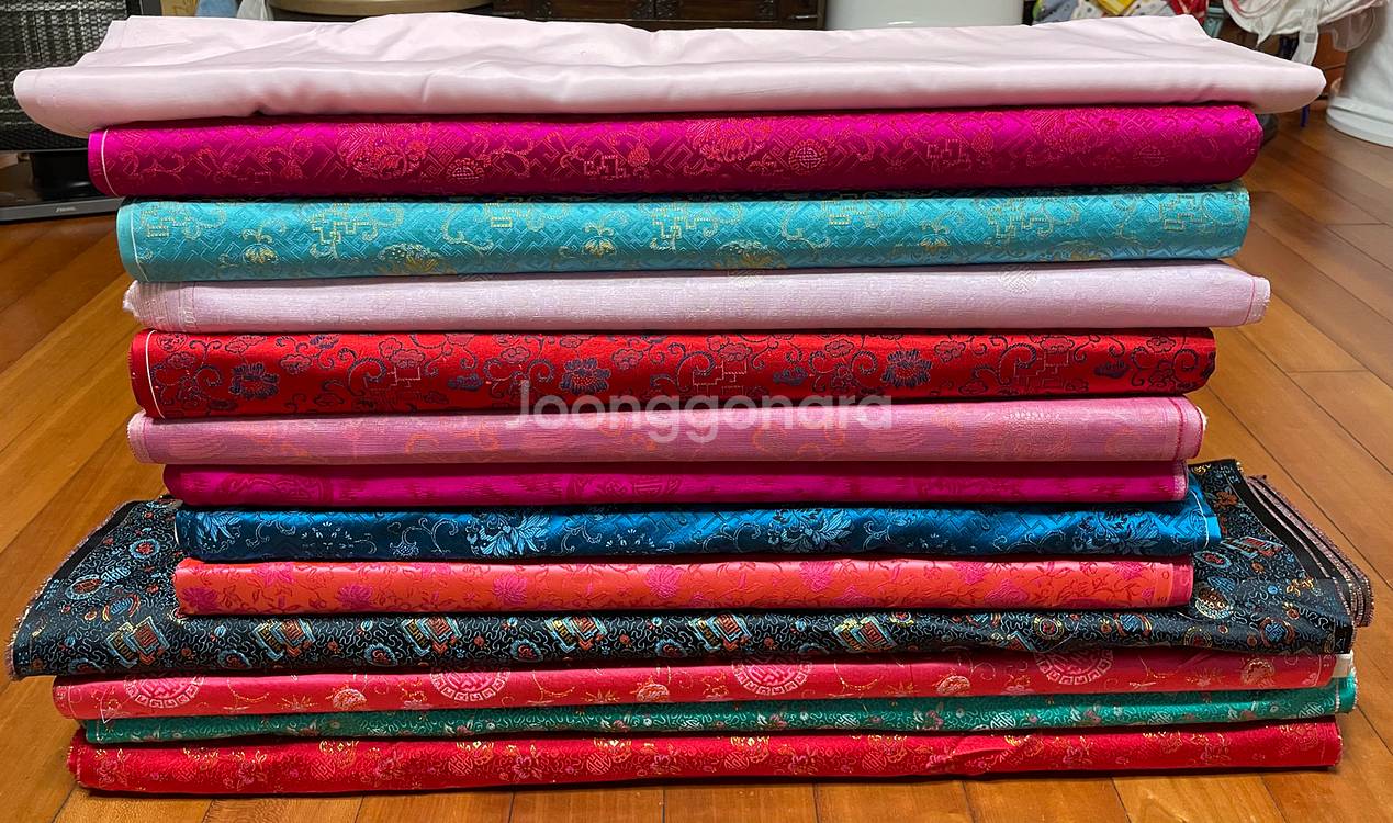 한복 원단 일괄 판매해요--1