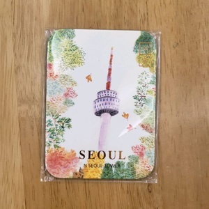 연말할인>새상품]서울기념품 남산타워 페이퍼마그넷
