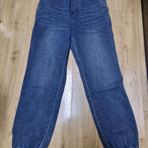 여성 데님 밴딩 조거팬츠 M