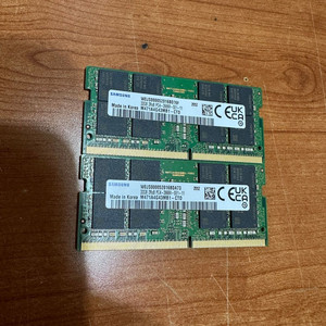 노트북용 램 삼성 ddr4 2666v 32g * 2장