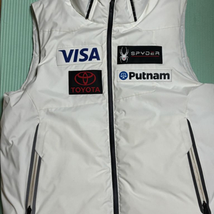 스파이더 조끼 패딩