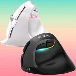 (무료배송) 제닉스 STORMX VM3 인체공학 버티컬 마우스. 화이트