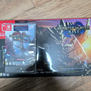 스위치 몬스터헌터 라이즈 디럭스에디션 신품
